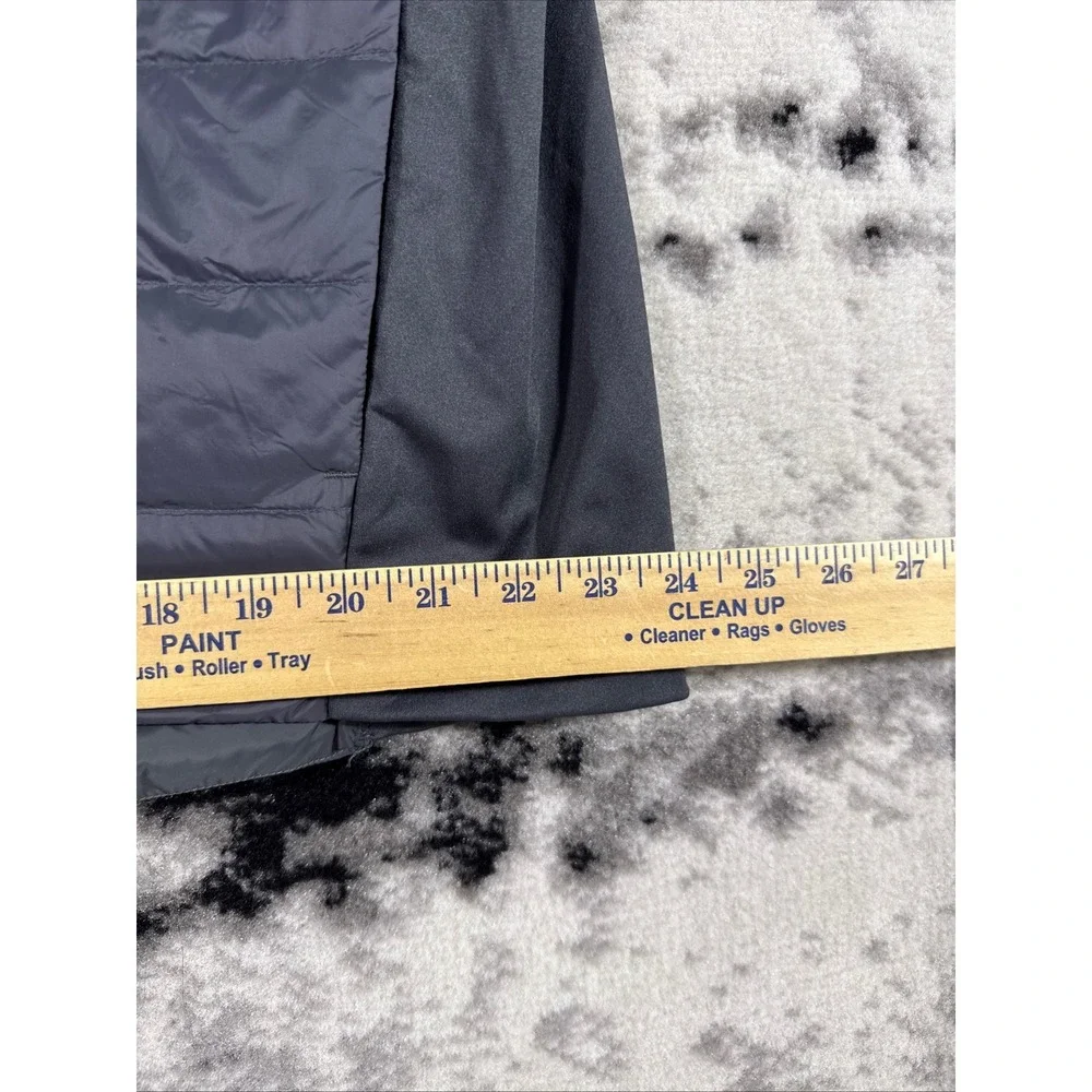 Eddie‎ Bauer Puffer Vest Mens Size Extra Large Gray Full Zip 550 Down Outdoors